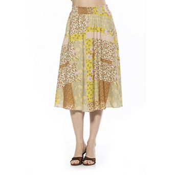Women's ALEXIA ADMOR Kliene Smocked Waistband Skirt