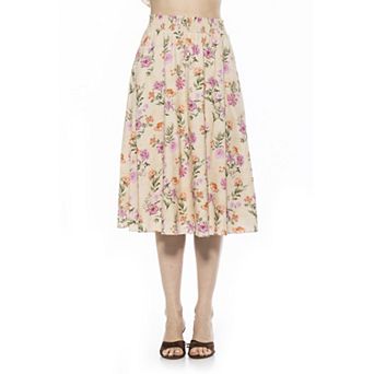 Women's ALEXIA ADMOR Kliene Smocked Waistband Skirt