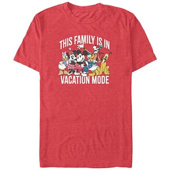 Disney's Mickey Mouse And Friends Vacation Mode Big & Tall Graphic Tee