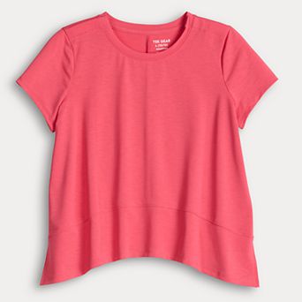 Girls 7-16 Tek Gear® Adaptive Drapey Crew Tee