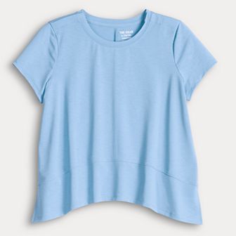 Girls 7-16 Tek Gear® Adaptive Drapey Crew Tee