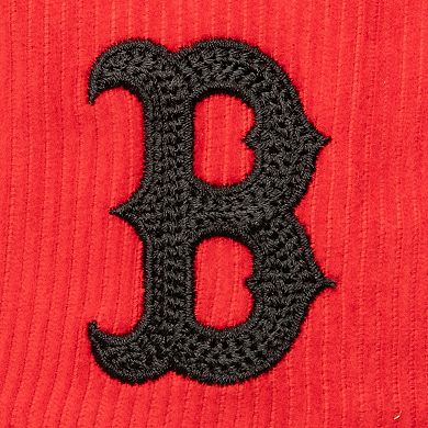 Men's Mitchell & Ness Red Boston Red Sox Corduroy Snapback Hat
