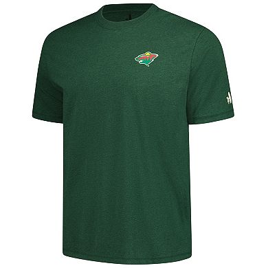 Men's johnnie-O Green Minnesota Wild Heathered Spencer T-Shirt