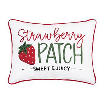 C&F Home Strawberry Patch Throw Pillow