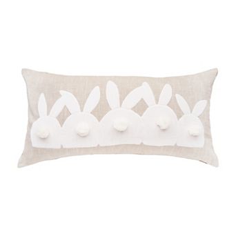 C&F Home Bunny Bums Easter Cotton Throw Pillow