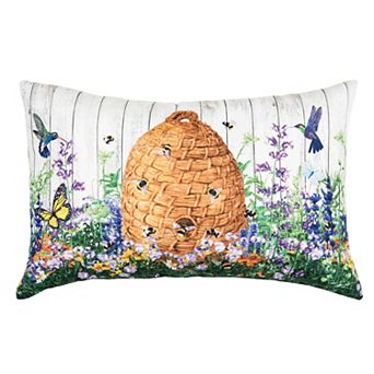 C&F Home Bee Hive Garden Indoor / Outdoor Throw Pillow