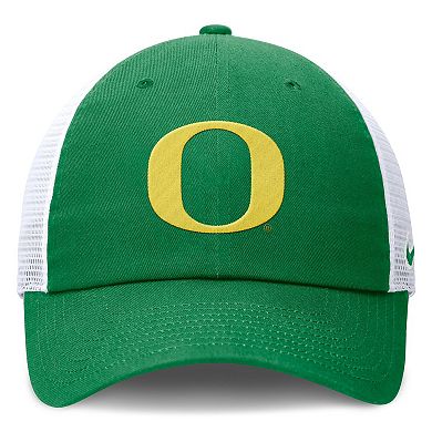 Men's Nike Green/White Oregon Ducks Club Trucker Adjustable Hat