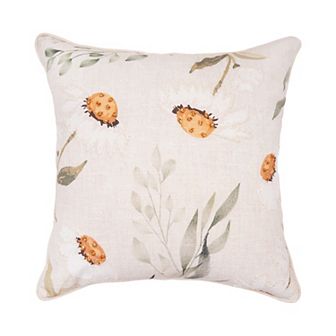C&F Home April Showers Daisy Floral Throw Pillow