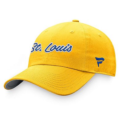 Women's Fanatics Gold St. Louis Blues Breakaway Adjustable Hat