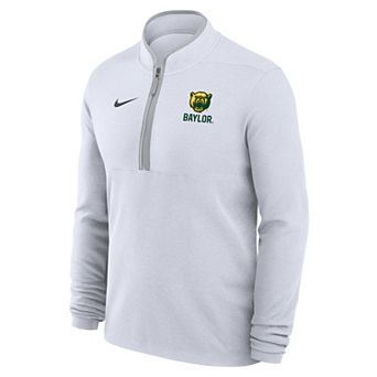 Men's Nike White Baylor Bears Performance Victory Quarter-Zip Top