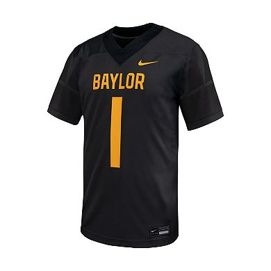 Men's Nike Anthracite Baylor Bears Untouchable Replica Football Jersey