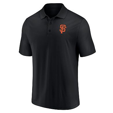 Men's Fanatics Black San Francisco Giants Primary Logo Polo