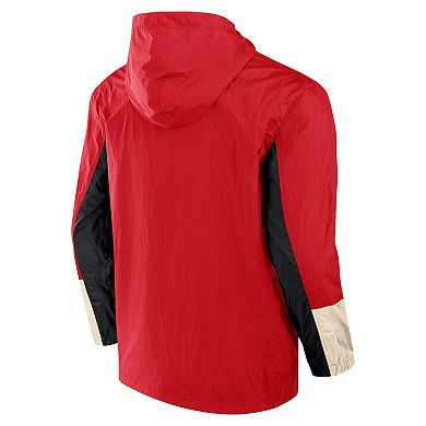 Men's Fanatics Red Chicago Blackhawks 2025 Winter Classic Crash The Net Full-Zip Jacket