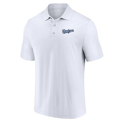 Men's Fanatics White Los Angeles Dodgers Component Polo