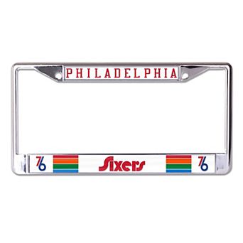 WinCraft Philadelphia 76ers 2024/25 City Edition Laser Cut Metal License Plate Frame