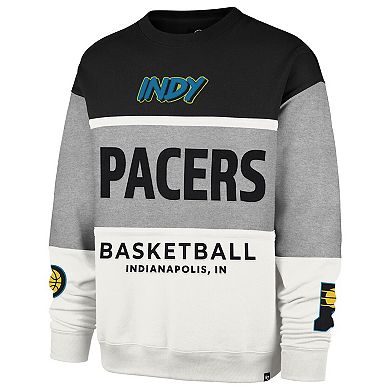 Unisex '47 Gray Indiana Pacers 2024/25 City Edition On Five Maximalist Pullover Sweatshirt
