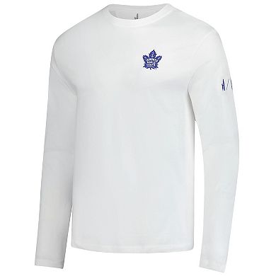 Men's johnnie-O White Toronto Maple Leafs Adam Long Sleeve T-Shirt