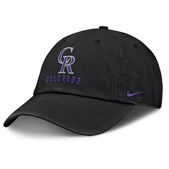 Women's Nike Black Colorado Rockies Club Adjustable Hat
