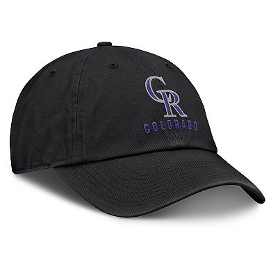 Women's Nike Black Colorado Rockies Club Adjustable Hat