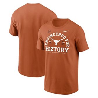 Men's Nike Texas Orange Texas Longhorns 2024 College Football Playoff Engineered for History T-Shirt