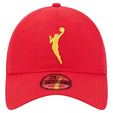 Men's New Era Red Indiana Fever 9TWENTY Adjustable Hat