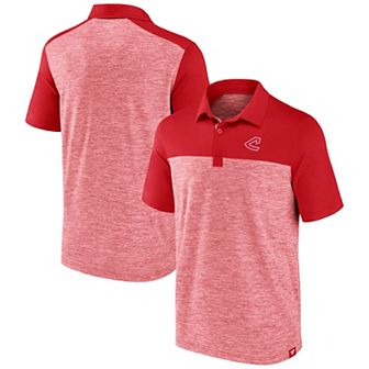 Men's Fanatics Red Cleveland Guardians True Classics Avid Fan Brushed Polo