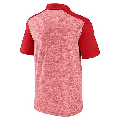 Men's Fanatics Red Cleveland Guardians True Classics Avid Fan Brushed Polo