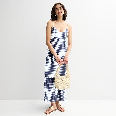 Juniors' SO® Easy Tier Knit Maxi Dress