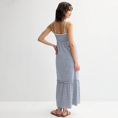 Juniors' SO® Easy Tier Knit Maxi Dress