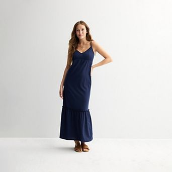 Juniors' SO® Easy Tier Knit Maxi Dress
