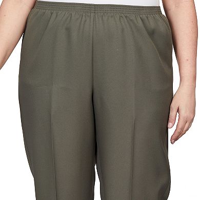 Plus Size Alfred Dunner All Around Elastic Waist Accord Short Length Pants