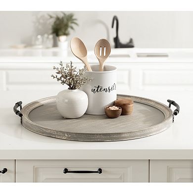 Bruillet Wood Ottoman Tray