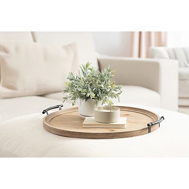 Bruillet Wood Ottoman Tray