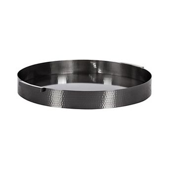 Samana Round Metal Tray 17x17x2