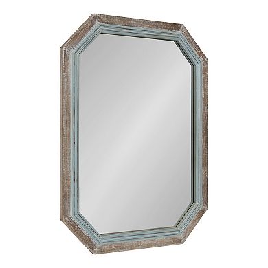 Palmer Wood Octagon Wall Mirror