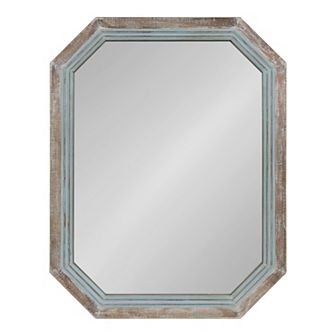 Palmer Wood Octagon Wall Mirror