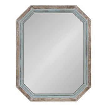 Palmer Wood Octagon Wall Mirror