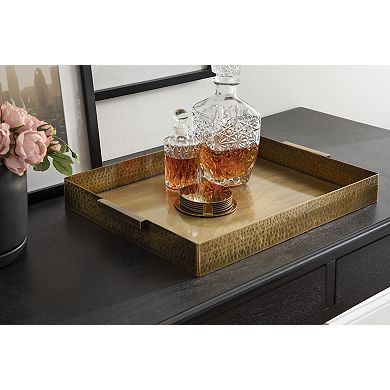 Samana Rectangle Metal Tray 18x13x2