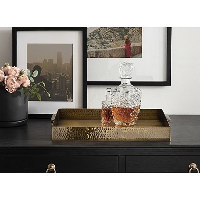 Samana Rectangle Metal Tray 18x13x2