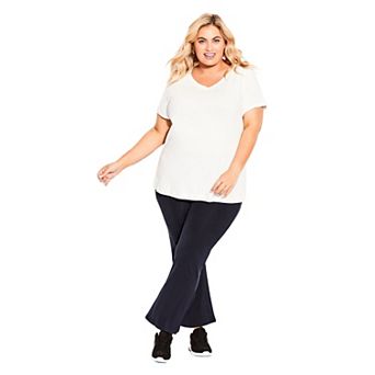 Avenue Women's Plus Size Tall Bootleg Legging