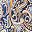 Navy Yellow Paisley