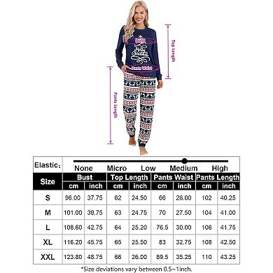 Christmas Pajamas for Women Christmas Pjs Matching Sets for Adults Holiday Xmas Sleepwear Set