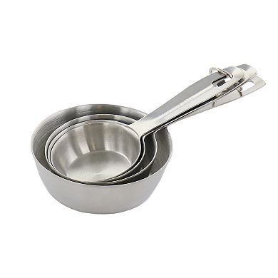 Baldwyn 4 Piece Stainless Steel Measuring Cup Set