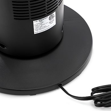 Air Monster 30 Inch 3 Speed Oscillating Tower Fan in Black