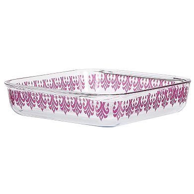 Spice By Tia Mowry 1.8 Quart Spicy Cloves Glass Square Baker