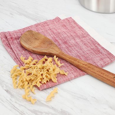 Ingram 14 Inch Acacia Wood Serving Spoon in Brown