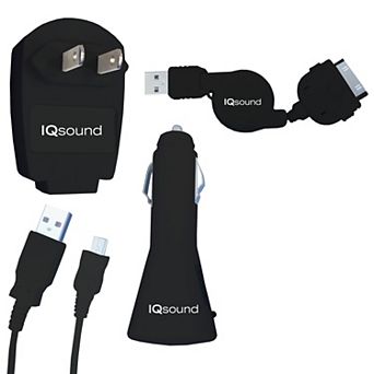 4 in 1 MP3 Audio Player Accessories Kit in Black