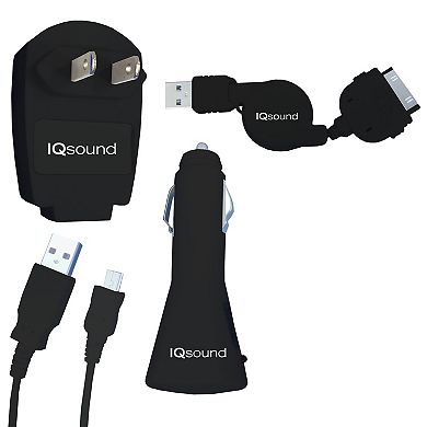 4 in 1 MP3 Audio Player Accessories Kit in Black