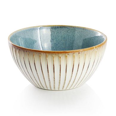 Elama Louann 16 Piece Stoneware Dinnerware Set