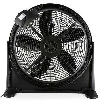Air Monster 20 Inch Air Circulator Wall Mountable 3 Speed Fan in Black